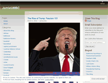 Tablet Screenshot of jamieumbc.com